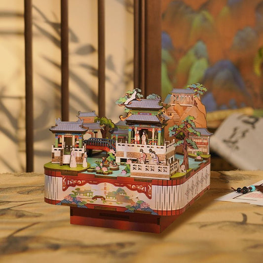 Grand View Garden DIY Wooden Music Box Puzzle