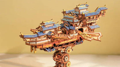 Vintage Airship 3D Wooden Puzzle