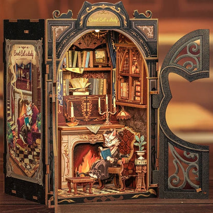 Count Cat's Study DIY Book Nook Kit
