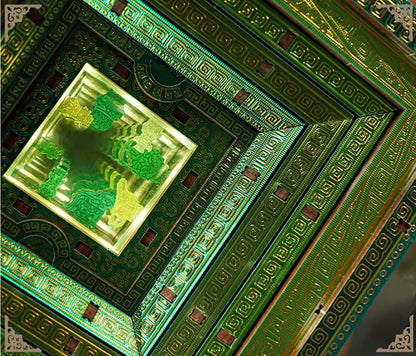 Four-goat Square Zun 3D Puzzle DIY Desktop Storage Kit