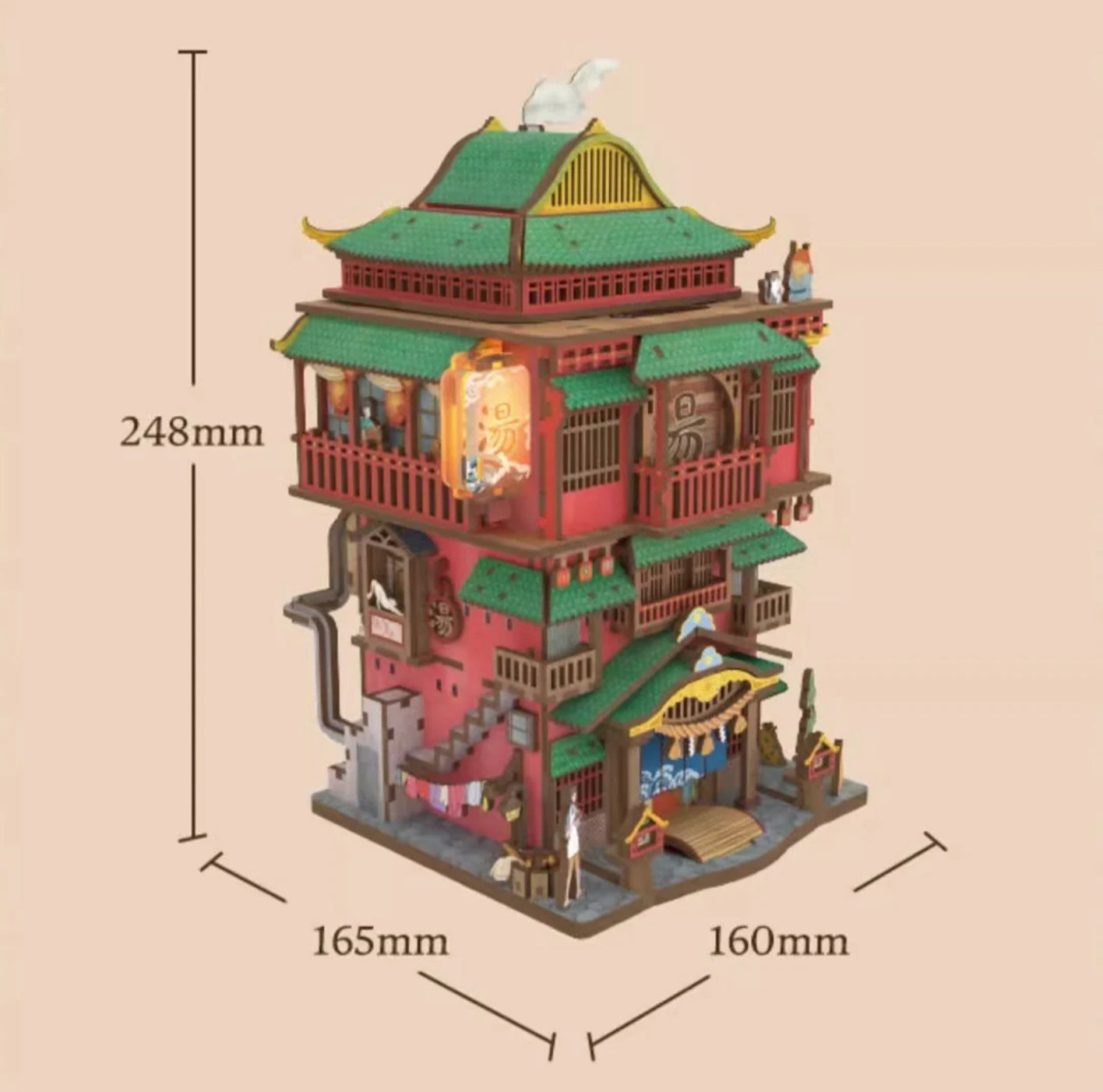 Onsen Saga DIY Miniature House Kit | Japanese Bathhouse
