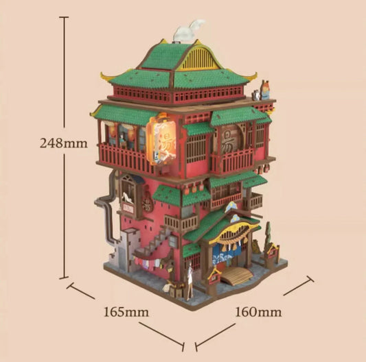 Onsen Saga DIY Miniature House Kit | Japanese Bathhouse