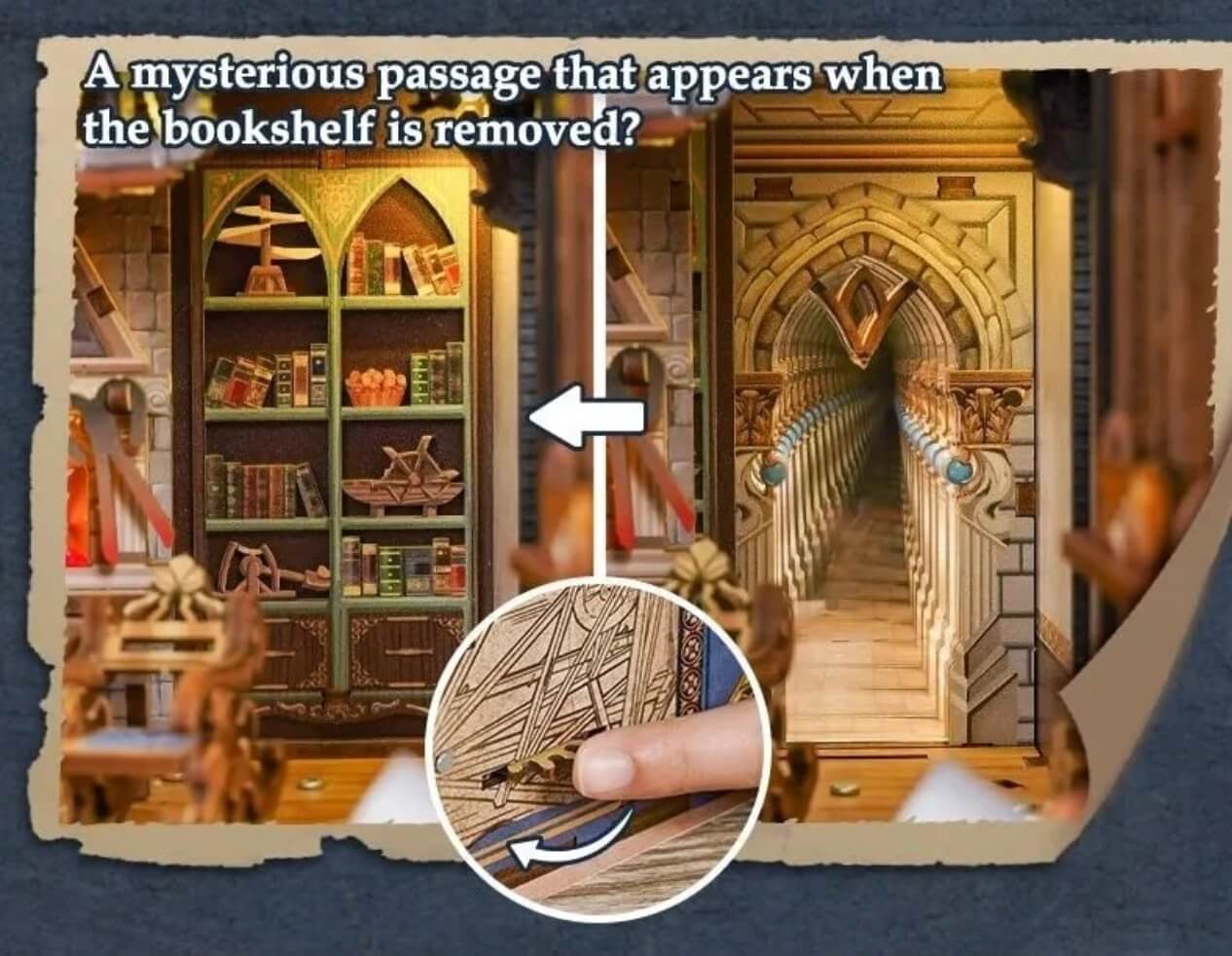 Leonardo Da Vinci DIY Book Nook Kit