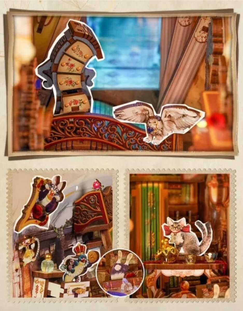 Magical Library DIY Book Nook Kit