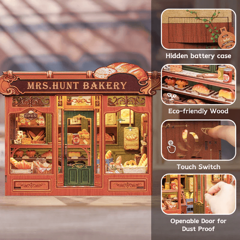MRS.HUNT BAKERY DIY Miniature House Kit