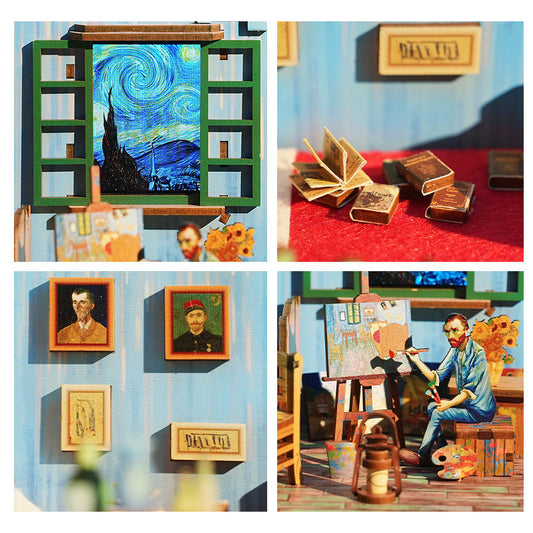 Van Gogh's Dream DIY Dynamic Music & Dynamic Scene Dollhouse