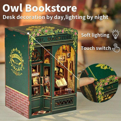 Owl Bookstore DIY Book Nook Kit