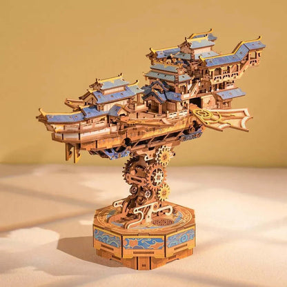 Vintage Airship 3D Wooden Puzzle