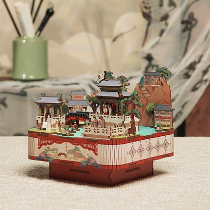 Grand View Garden DIY Wooden Music Box Puzzle