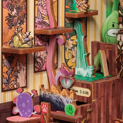 Fantasy Plant Shop DIY Book Nook Kit