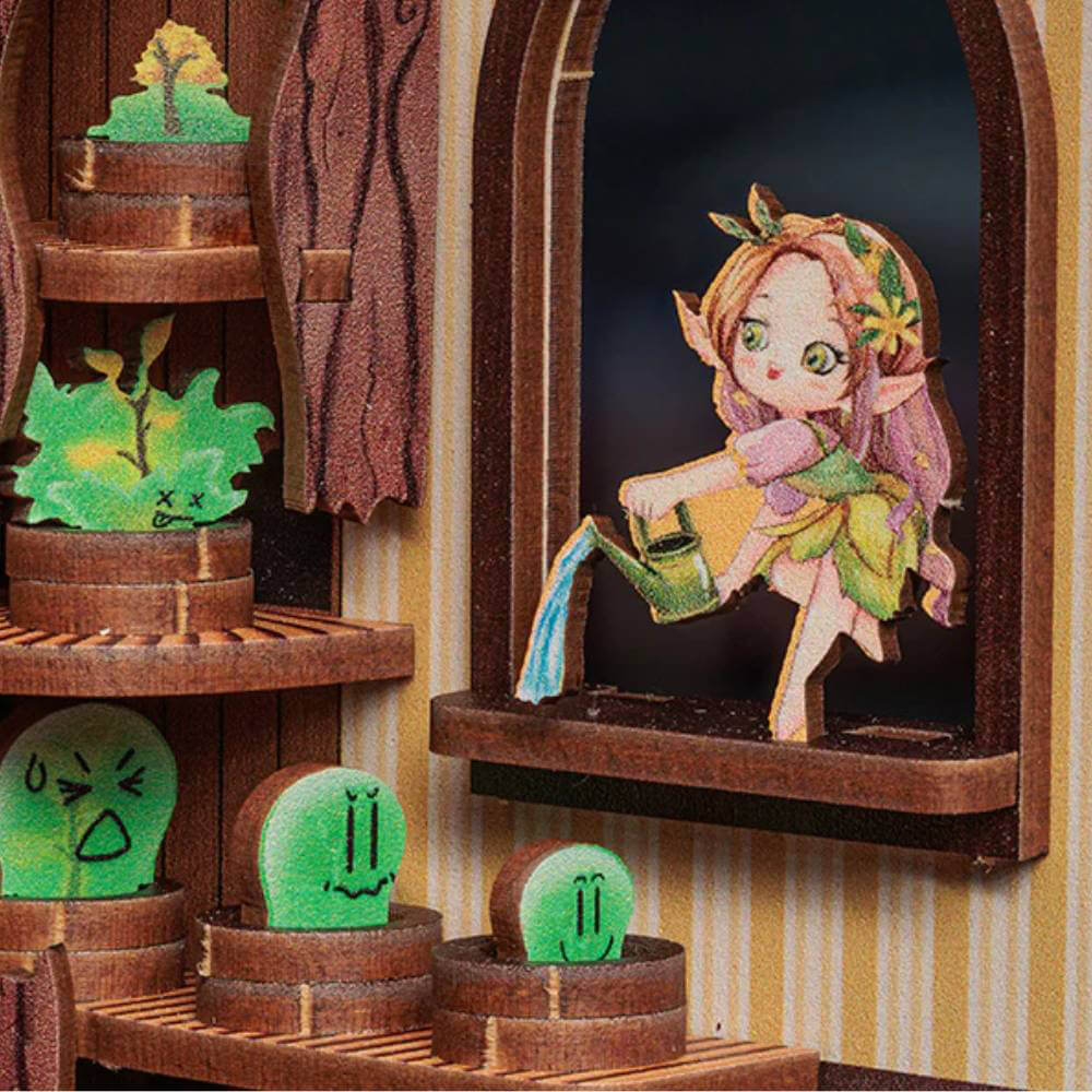 Fantasy Plant Shop DIY Book Nook Kit