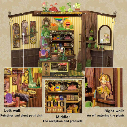 Fantasy Plant Shop DIY Book Nook Kit