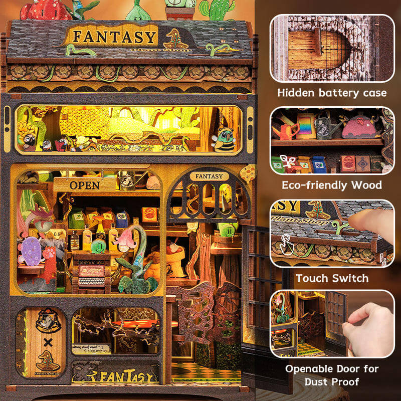 Fantasy Plant Shop DIY Book Nook Kit