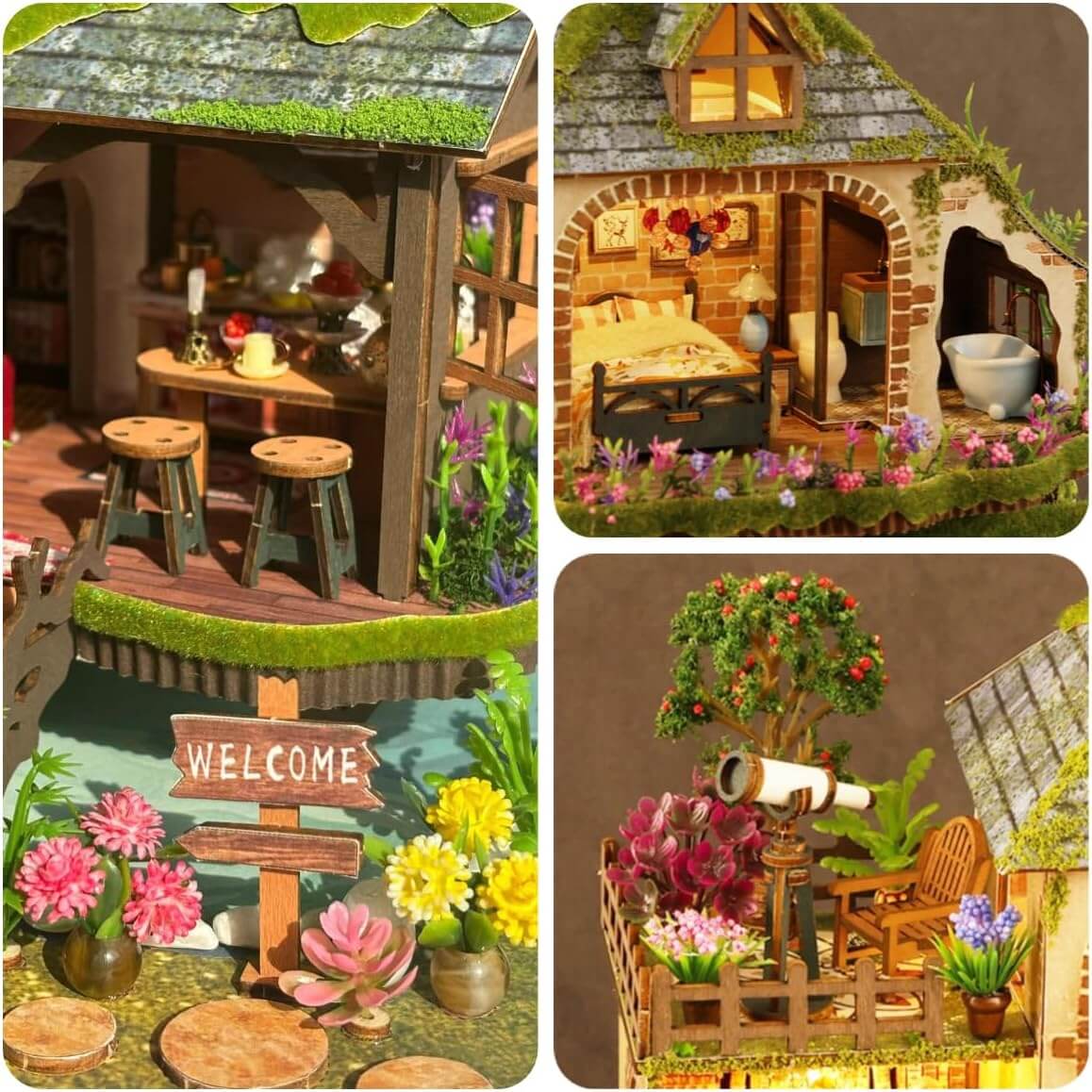 Forest Adventure DIY Miniature House Kit
