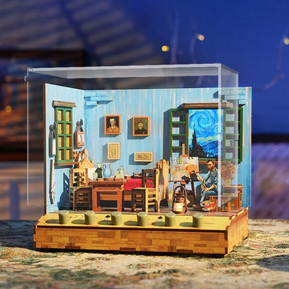 Van Gogh's Dream DIY Dynamic Music & Dynamic Scene Dollhouse