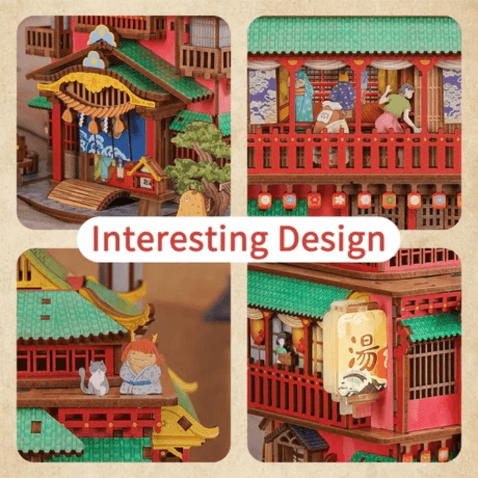 Onsen Saga DIY Miniature House Kit | Japanese Bathhouse